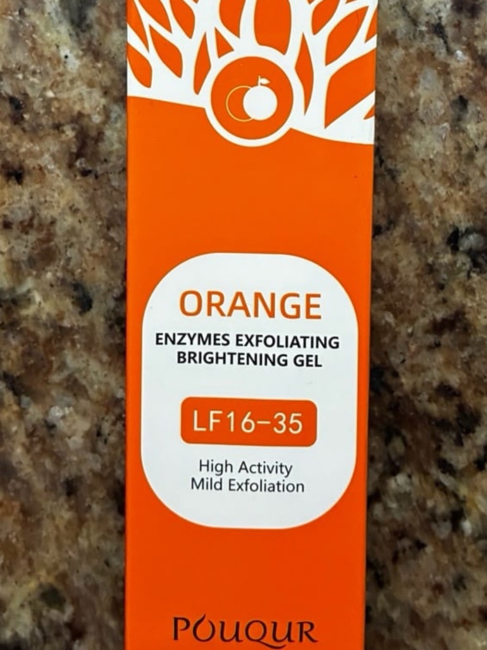 New! POUQUR LF16-35 Orange Enzymes Exfoliating Gel High Activity Exfoliation.